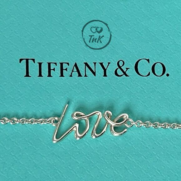 Retired Tiffany Paloma Picasso's Graffiti Love Bracelet - Silver - 7” - Picture 6 of 9